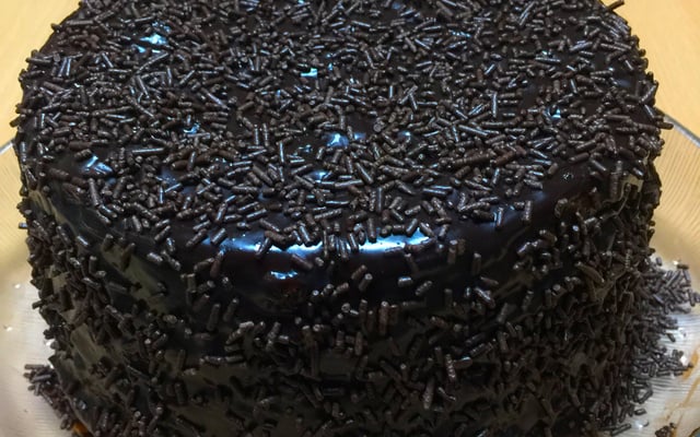 bolo vulcão de chocolate