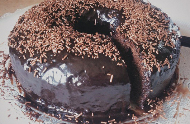 Bolo fácil de chocolate