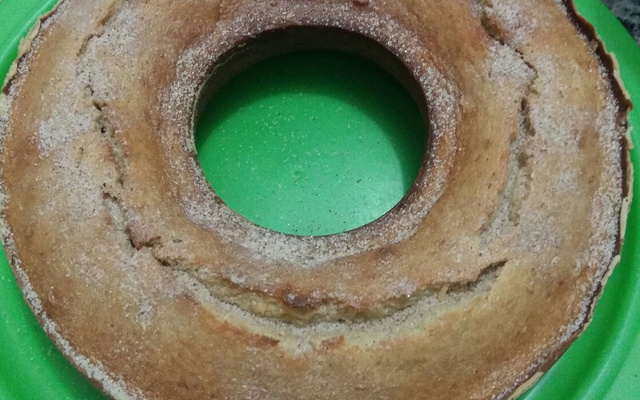 Bolo de banana de liquidificador