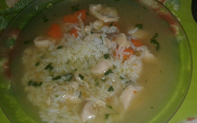 Canja de galinha rápida