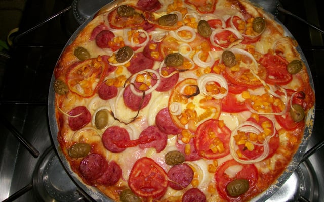 Massa de pizza de liquidificador