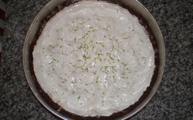 Pavê de limão e chocolate