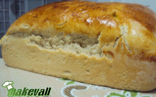 Pão caseiro sem ovo