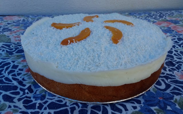 Torta gelada de frutas