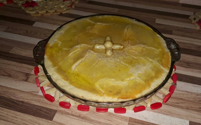 Torta crocante de frango