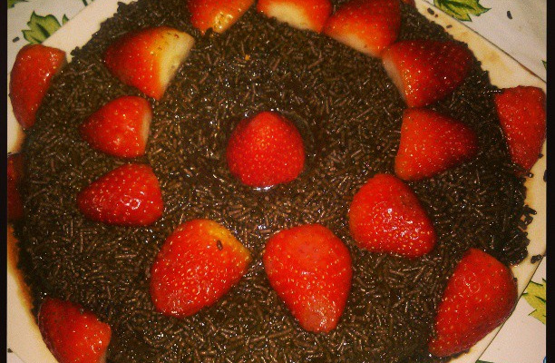 Brigadeirão de microondas