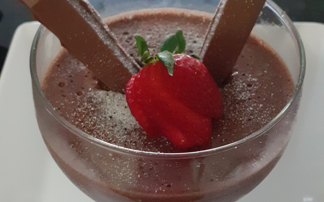 Sobremesa de chocolate