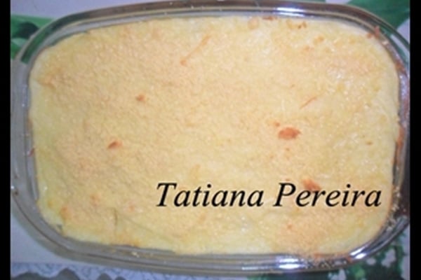 Bolo de batata com sobras de frango assado