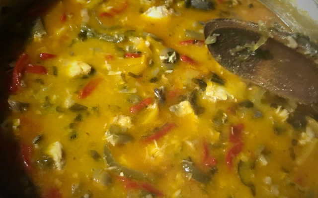 Moqueca de cação e tainha