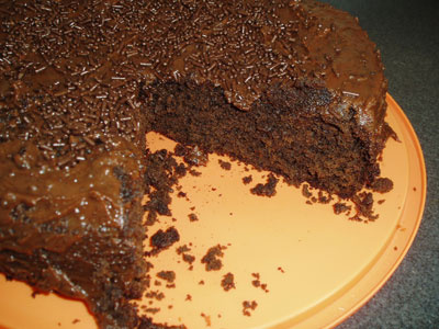 Torta delícia de brigadeiro