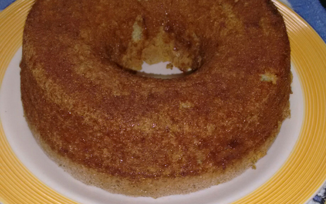 Bolo de aveia econômico de preguiçoso