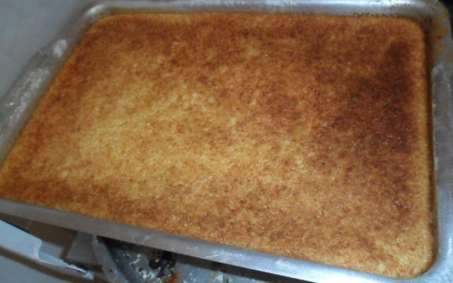 Bolo de fubá cremoso