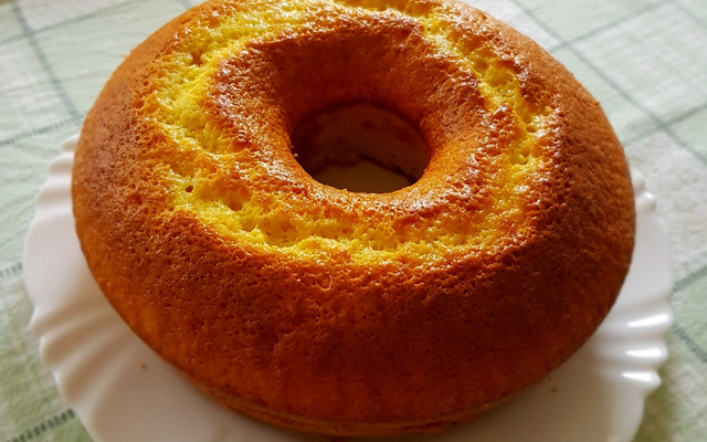 Bolo de laranja de liquidificador