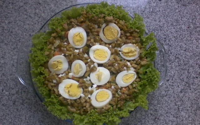 Salada VIP de camarão