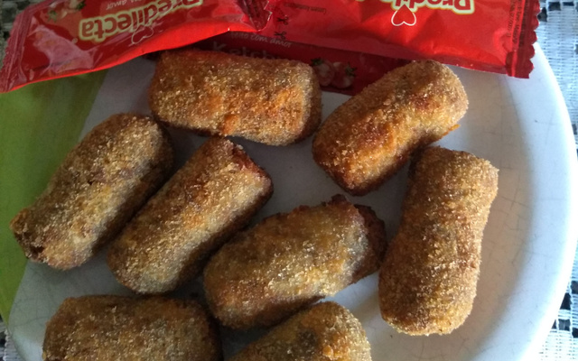 Croquete de carne moída simples