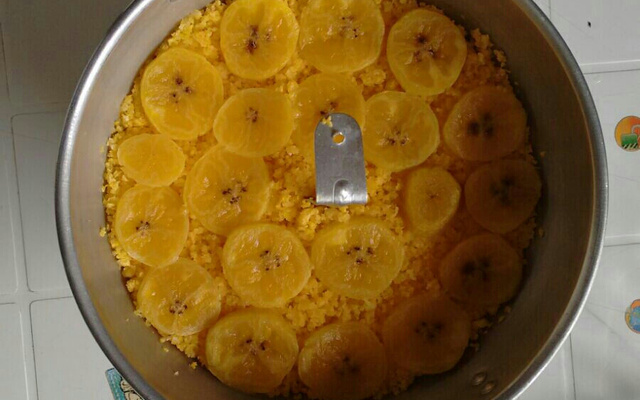 Cuscuz com banana da terra