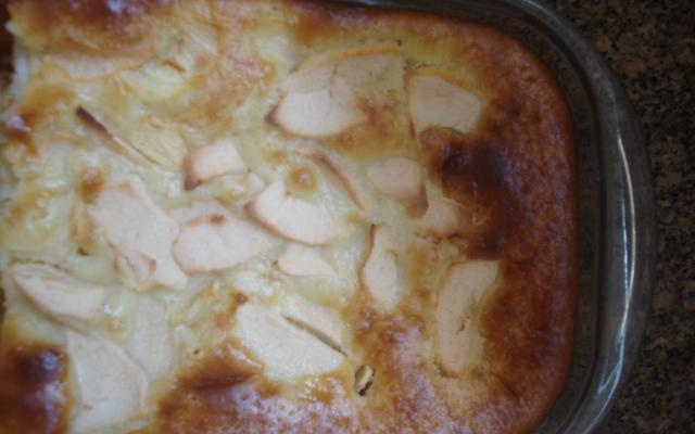 Torta de banana, maçã ou abacaxi