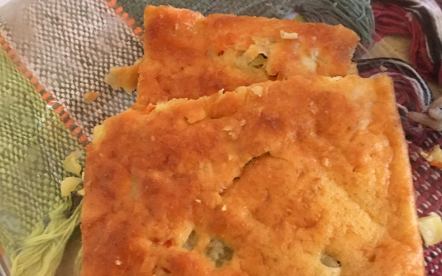 Bolo de legumes especial para vegetarianos