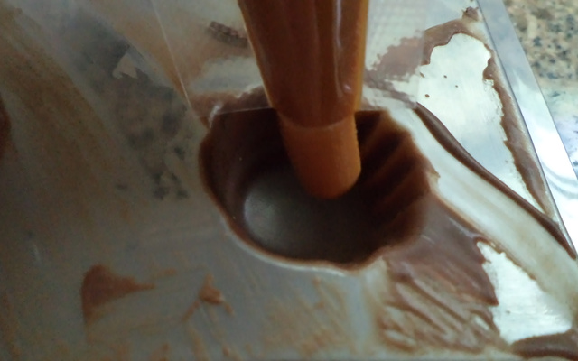 Bombons recheados para a páscoa