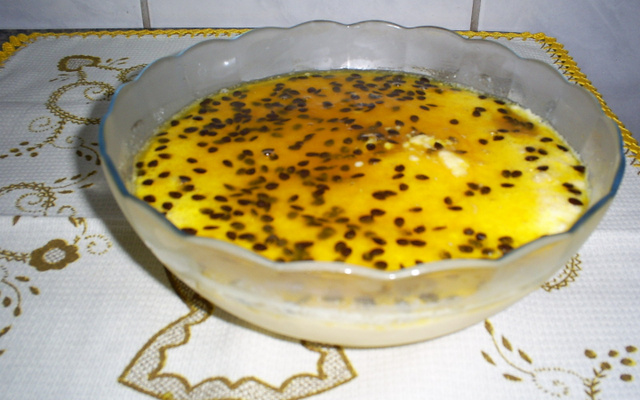 Mousse de maracujá cremoso
