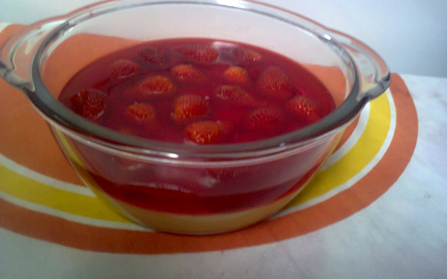 Morangos ao creme de leite