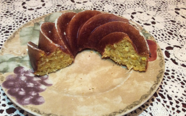 Bolo de milho sem glúten
