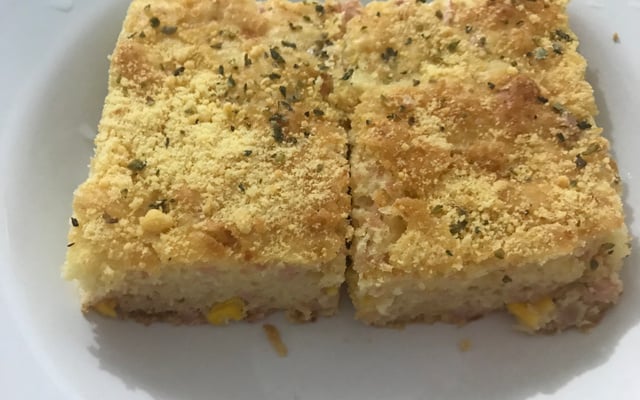 Pão de forma caseiro com recheio