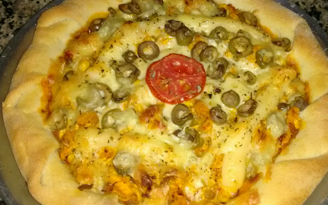 Massa de pizza caseira