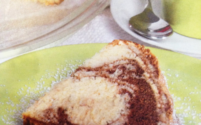 Bolo mármore fofinho