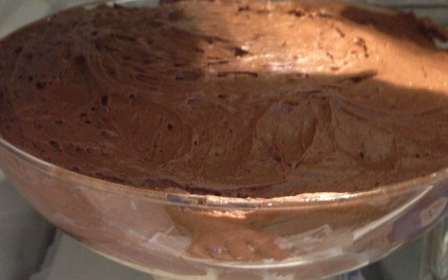 Mousse prático de chocolate