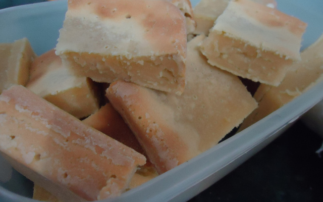 Bolo de leite feito com creme de leite