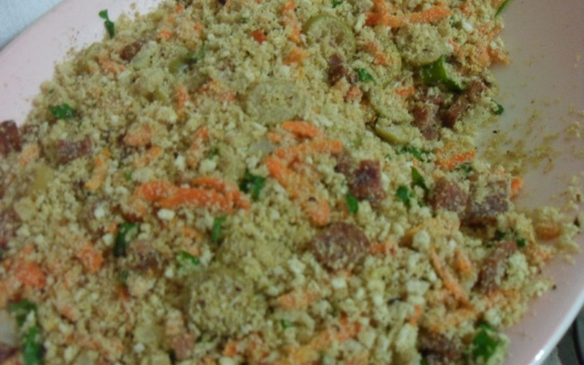 Farofa rápida e deliciosa