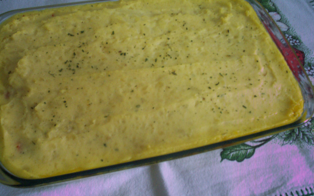 Escondidinho de salsicha