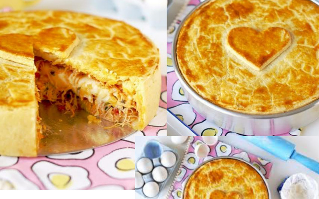Empadão de frango com massa podre (Bárbara)
