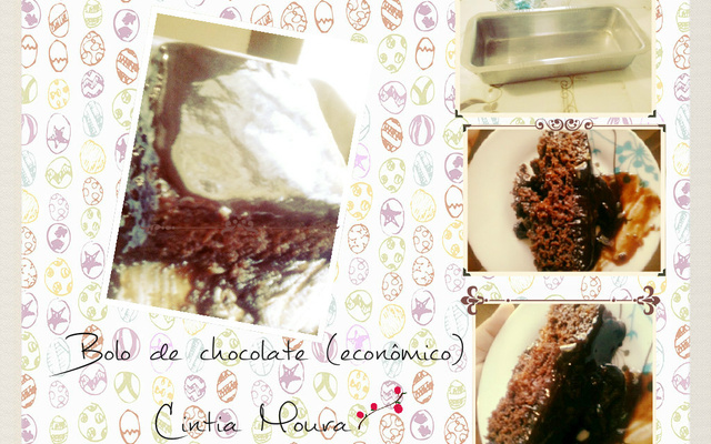 Bolo de chocolate (econômico)