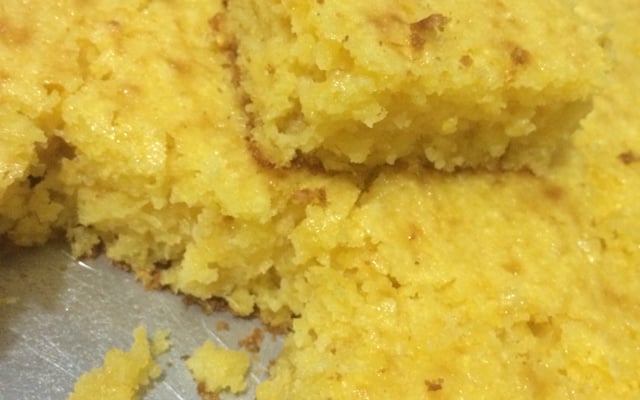 Bolo de milho e milharina super rápido