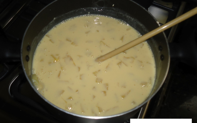 Gelado de abacaxi fácil