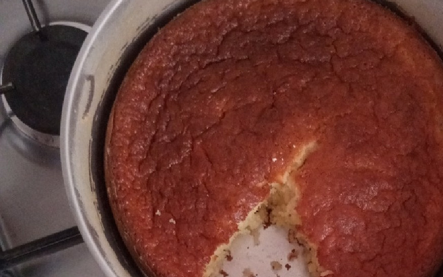 Bolo de tapioca todo gostoso