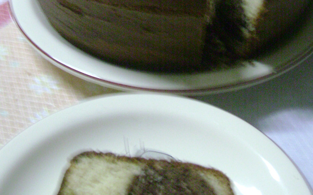 Bolo mesclado da Rithinha