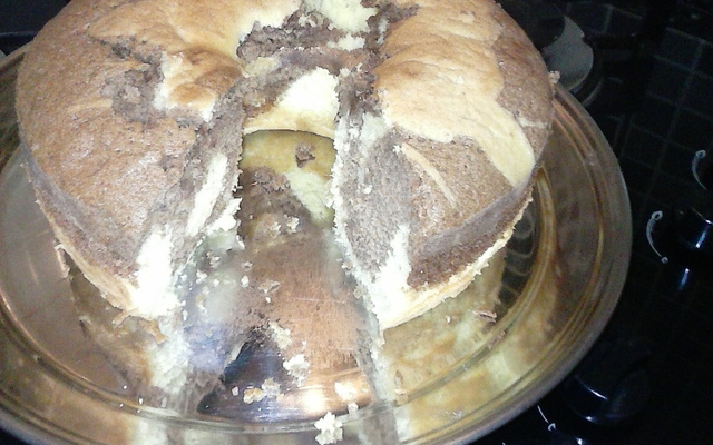 Bolo mármore de laranja