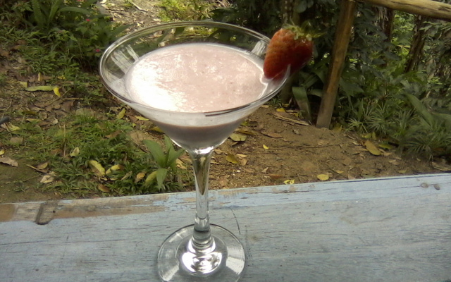 Batida de morango