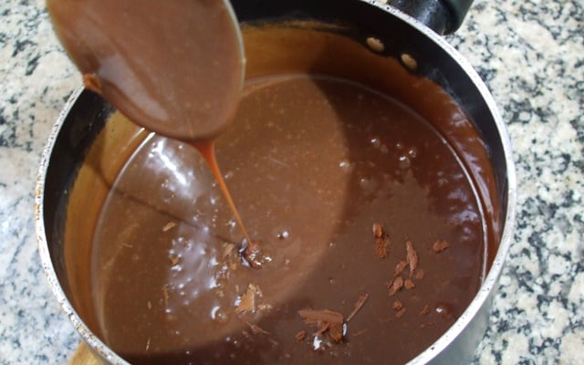 Sobremesa tipo chandelle simples