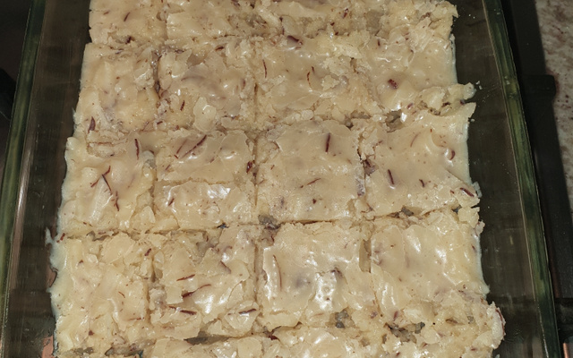 Cocada com leite condensado