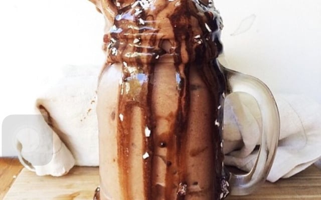 Sorvete saudável de chocolate