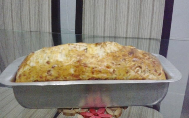 Pão recheado - super fácil