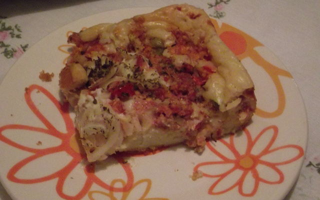 Torta com tudo dentro