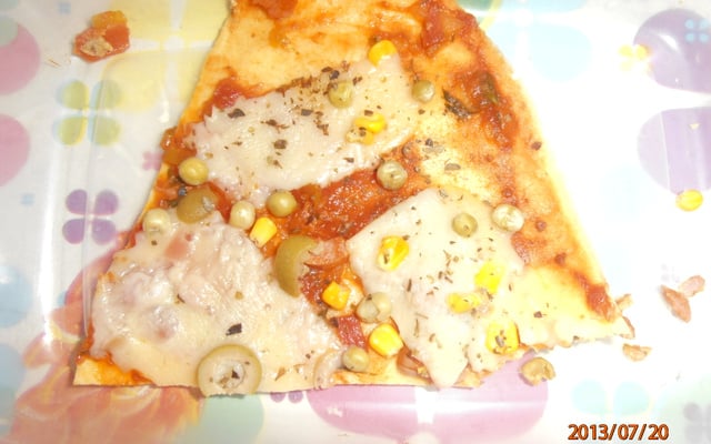 Pizza de salsicha rápida