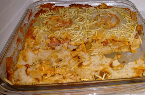 Cachorro quente assado