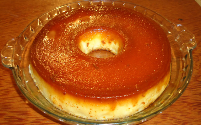 Pudim de pão especial (fica igual pudim de leite)