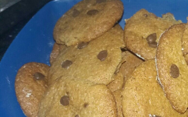 Cookies com pedaços de chocolate